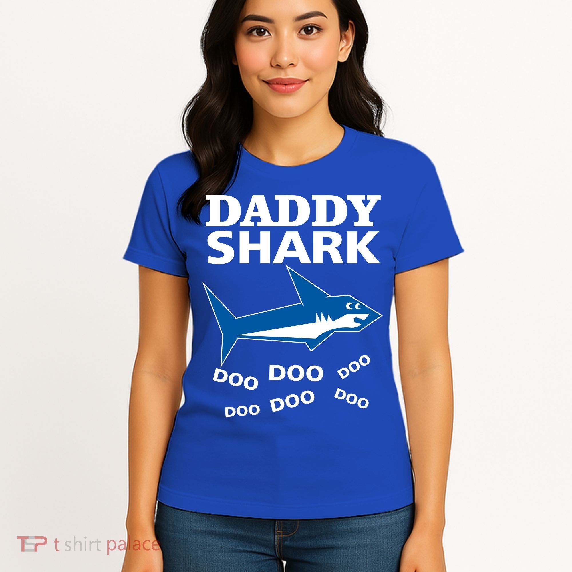 Daddy Shark Funny Dad Women's T-Shirt