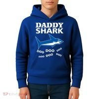 Daddy Shark Funny Dad Kids Hoodie thumb 4