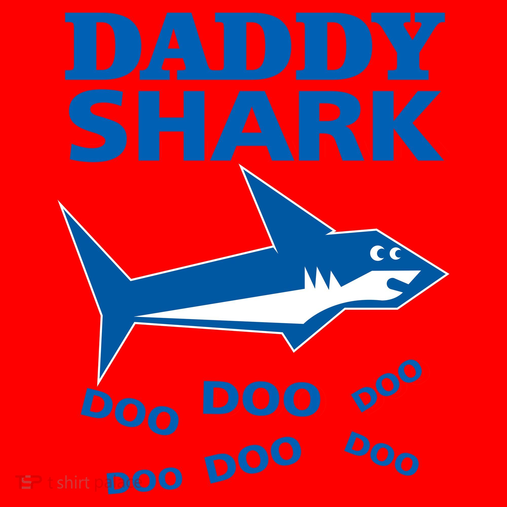 Daddy Shark Funny Dad Santa Hat