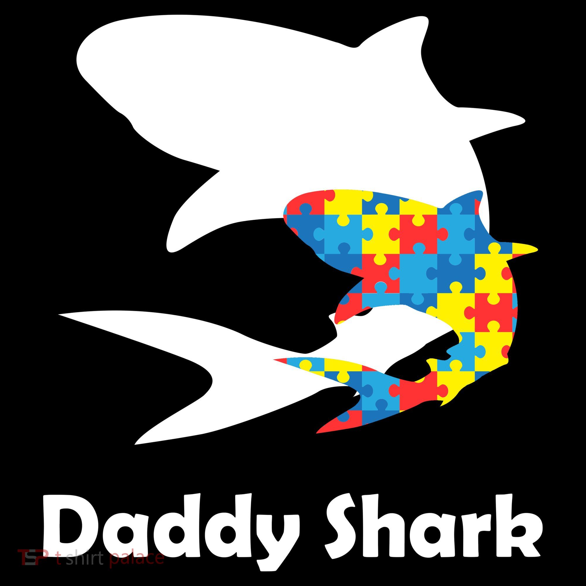 Daddy Shark Puzzles Autism Awareness Women's Tank Top