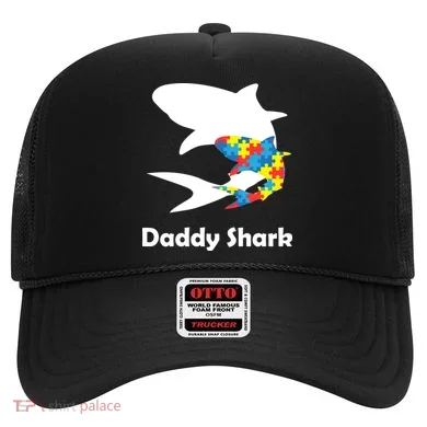 Daddy Shark Puzzles Autism Awareness Hat