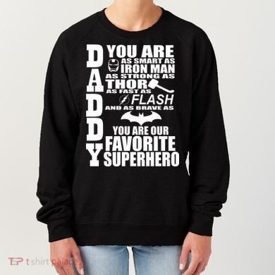Daddy Superhero Father's Day Women's Sweatshirt