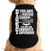 Daddy Superhero Father's Day Doggie Tank thumb 0
