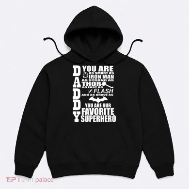 Daddy Superhero Father's Day Hoodie