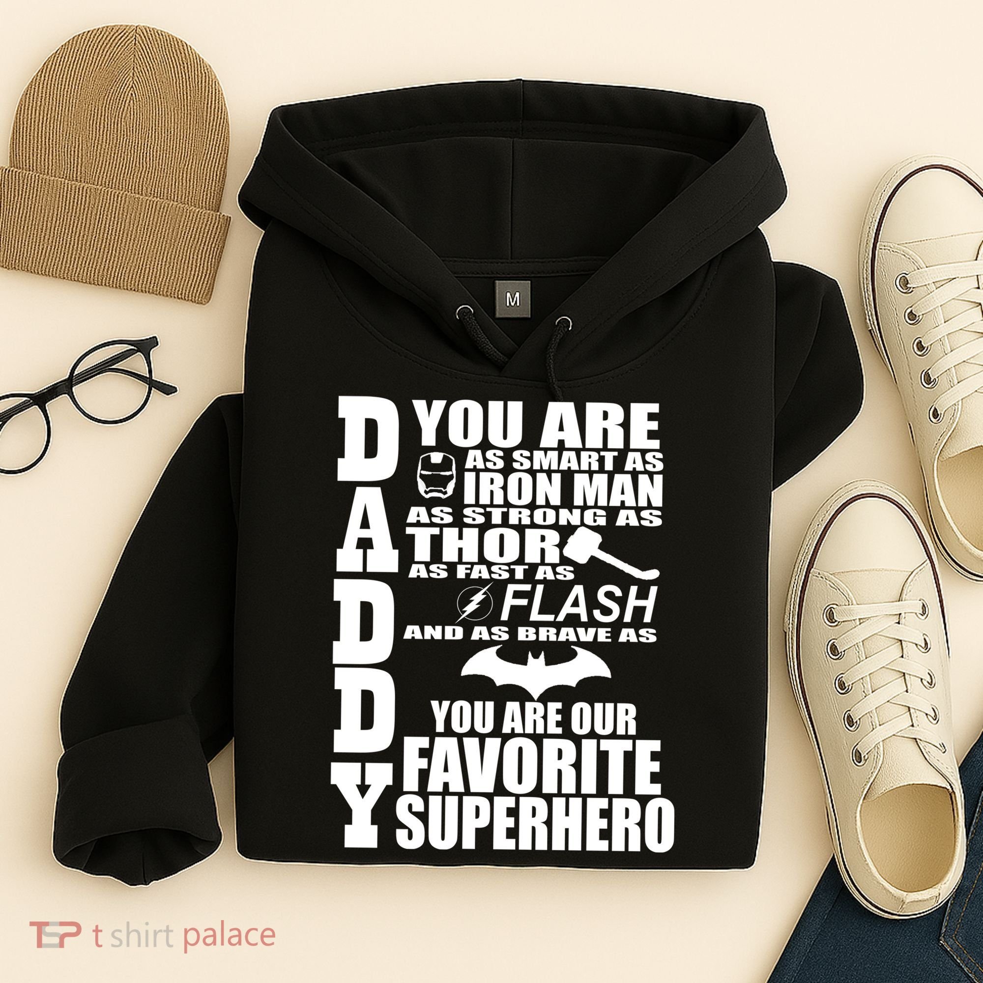 Daddy Superhero Father's Day Hoodie