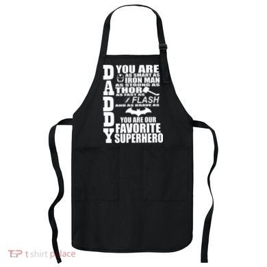 Daddy Superhero Father's Day Apron