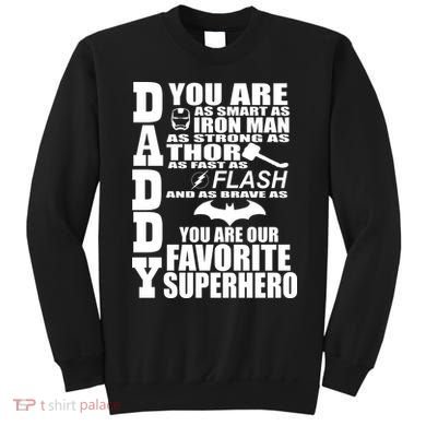 Daddy Superhero Father's Day Sweatshirt