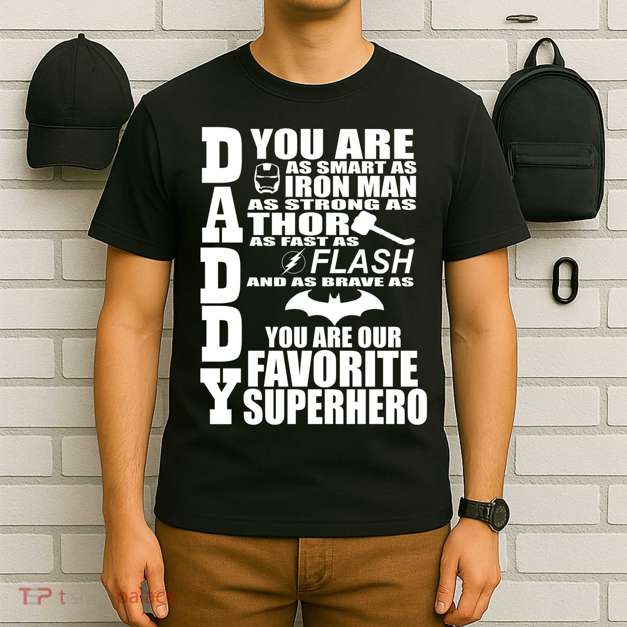 Daddy Superhero Father's Day T-Shirt