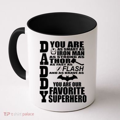 Daddy Superhero Father's Day Coffee Mug