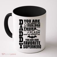 Daddy Superhero Father's Day Coffee Mug thumb 0