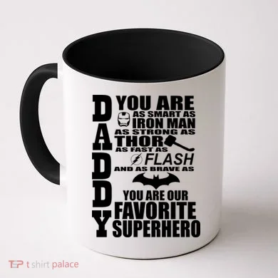 Daddy Superhero Father's Day Coffee Mug