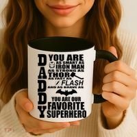 Daddy Superhero Father's Day Coffee Mug thumb 3