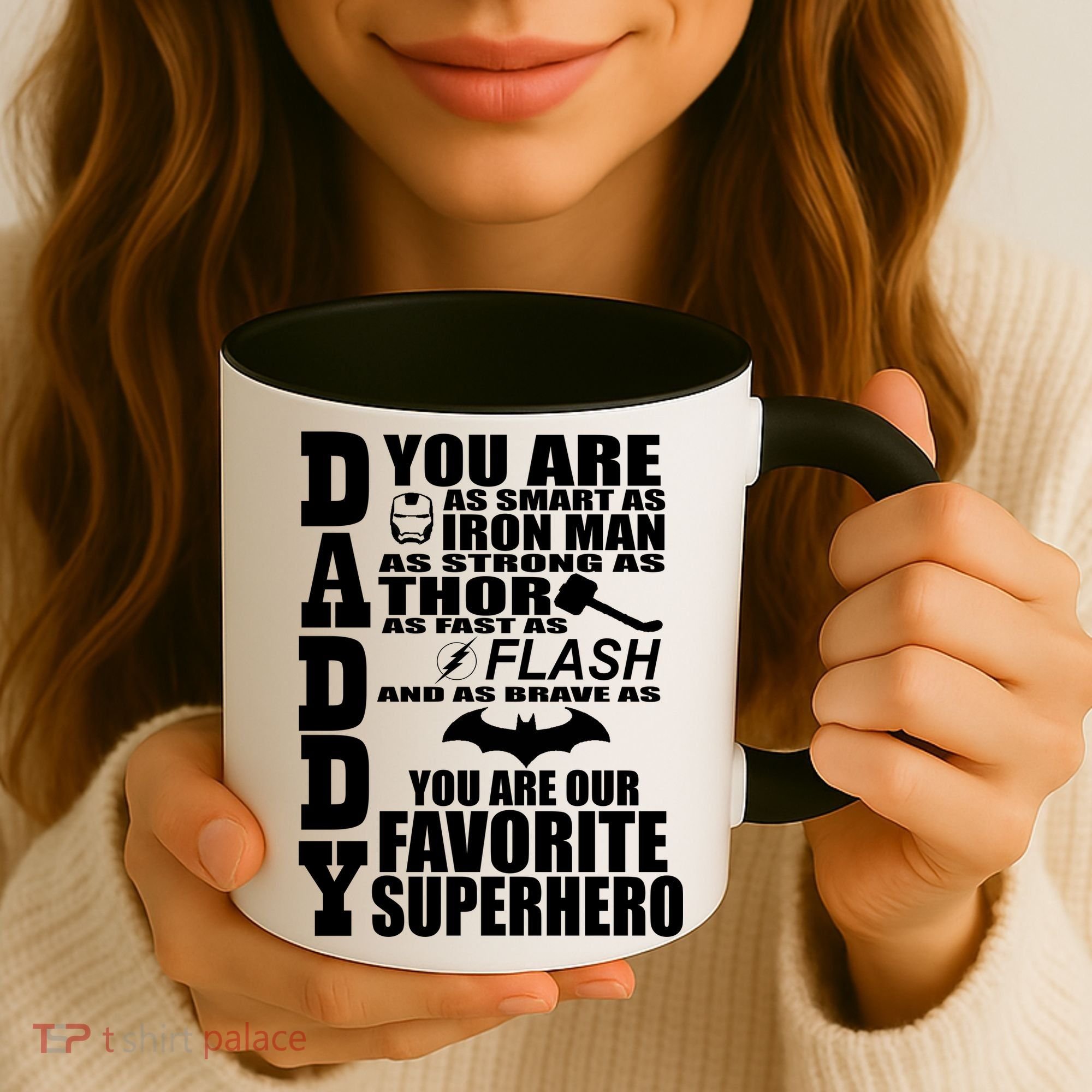 Daddy Superhero Father's Day Coffee Mug