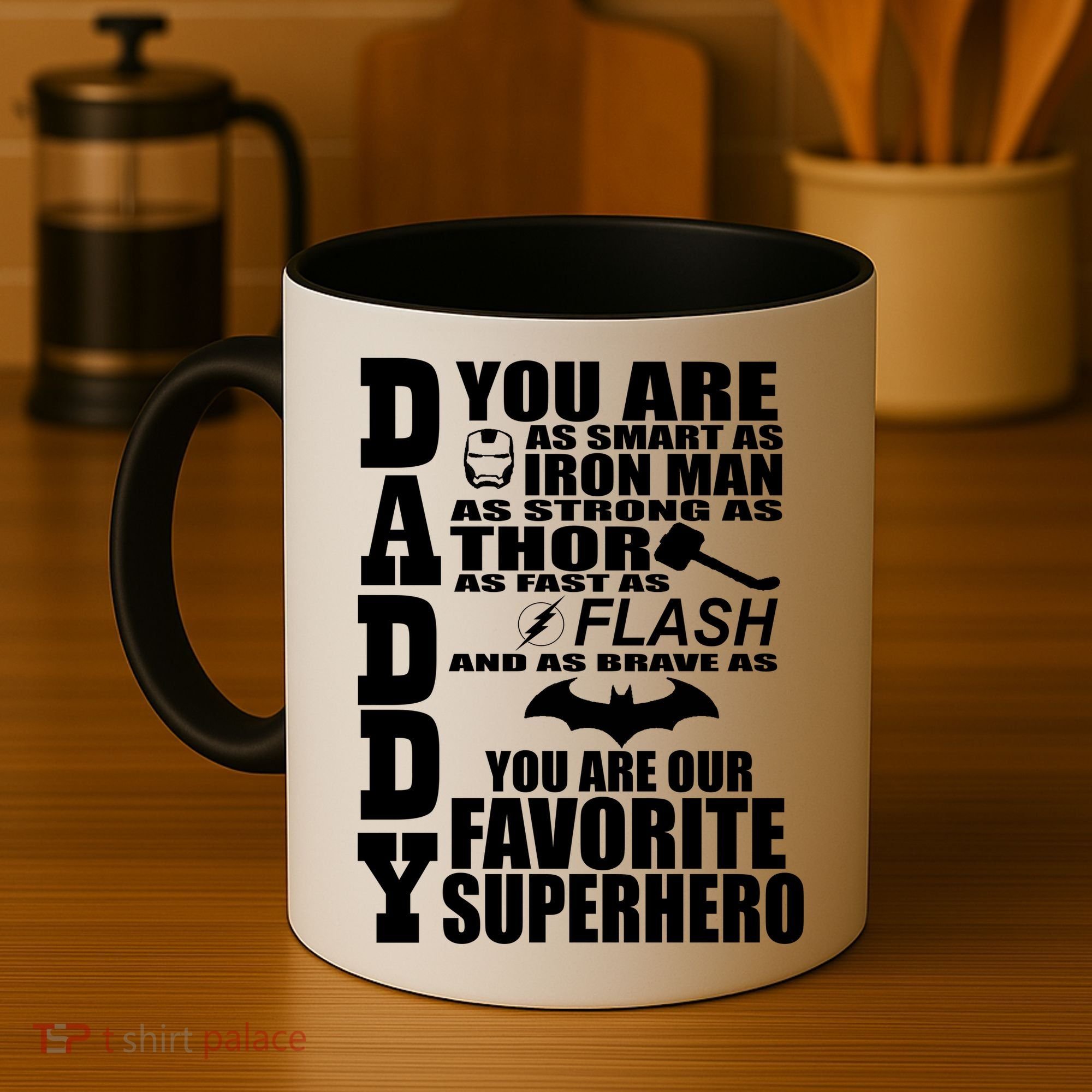 Daddy Superhero Father's Day Coffee Mug