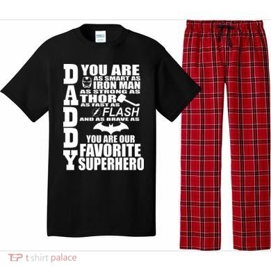Daddy Superhero Father's Day Pajama Set