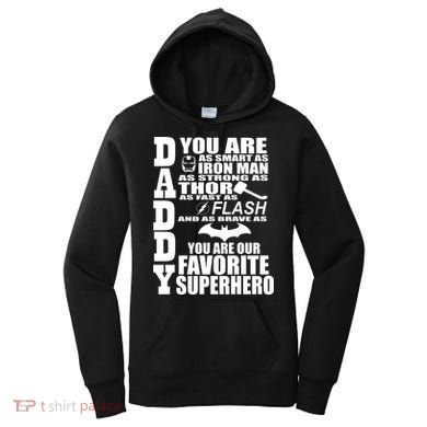 Daddy Superhero Father's Day Women's Hoodie