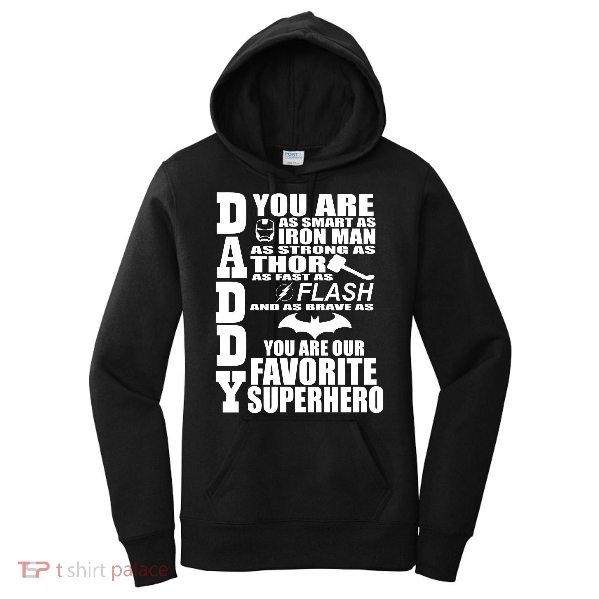 Daddy Superhero Father's Day Women's Hoodie