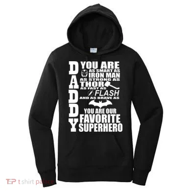 Daddy Superhero Father's Day Women's Hoodie