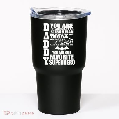 Daddy Superhero Father's Day Tumbler