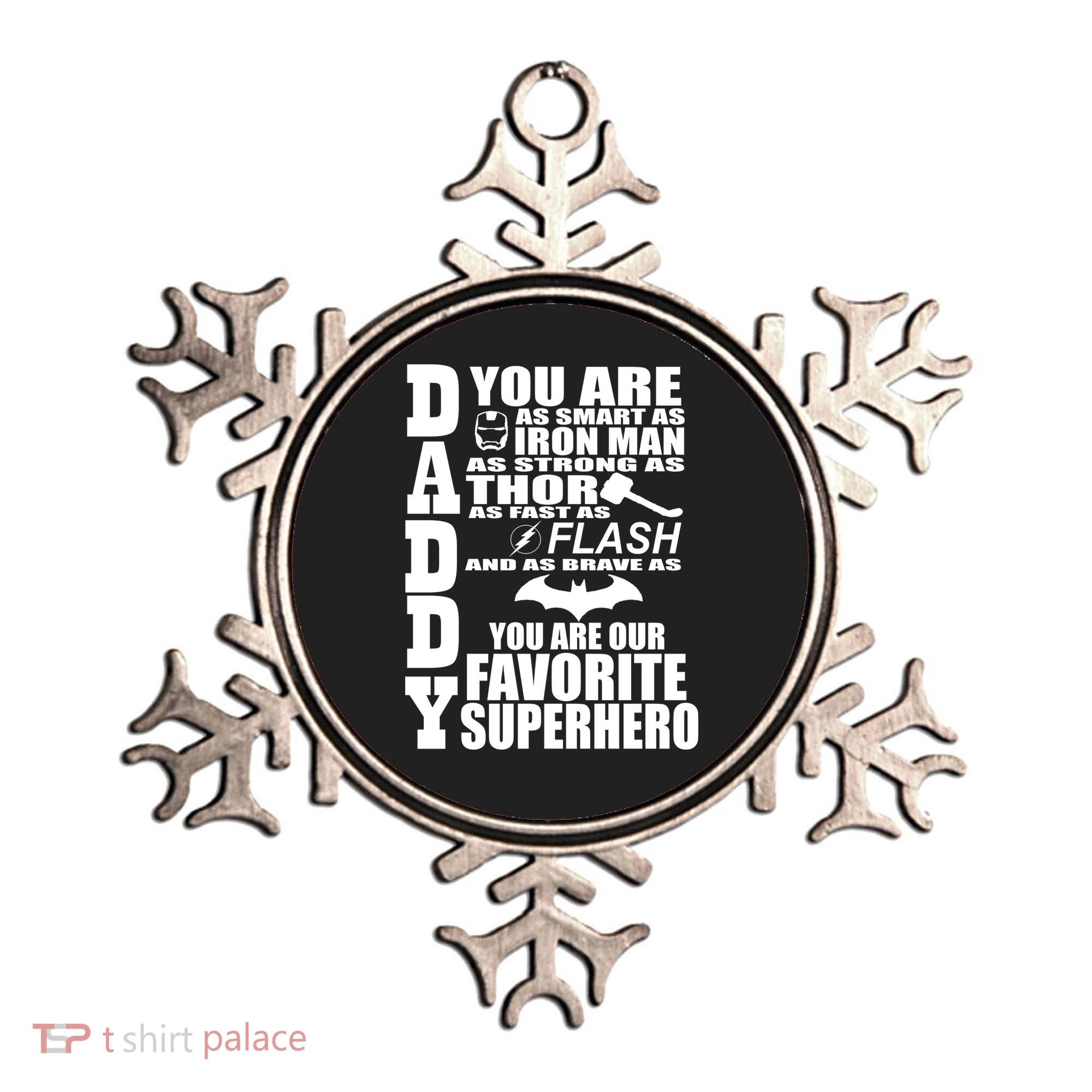 Daddy Superhero Father's Day Ornament