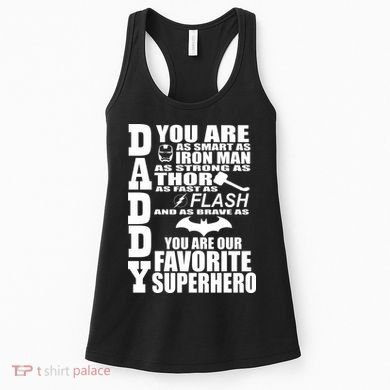 Daddy Superhero Father's Day Women's Tank Top