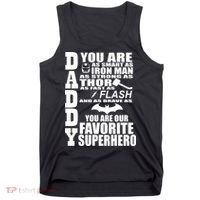 Daddy Superhero Father's Day Tank Top thumb 0