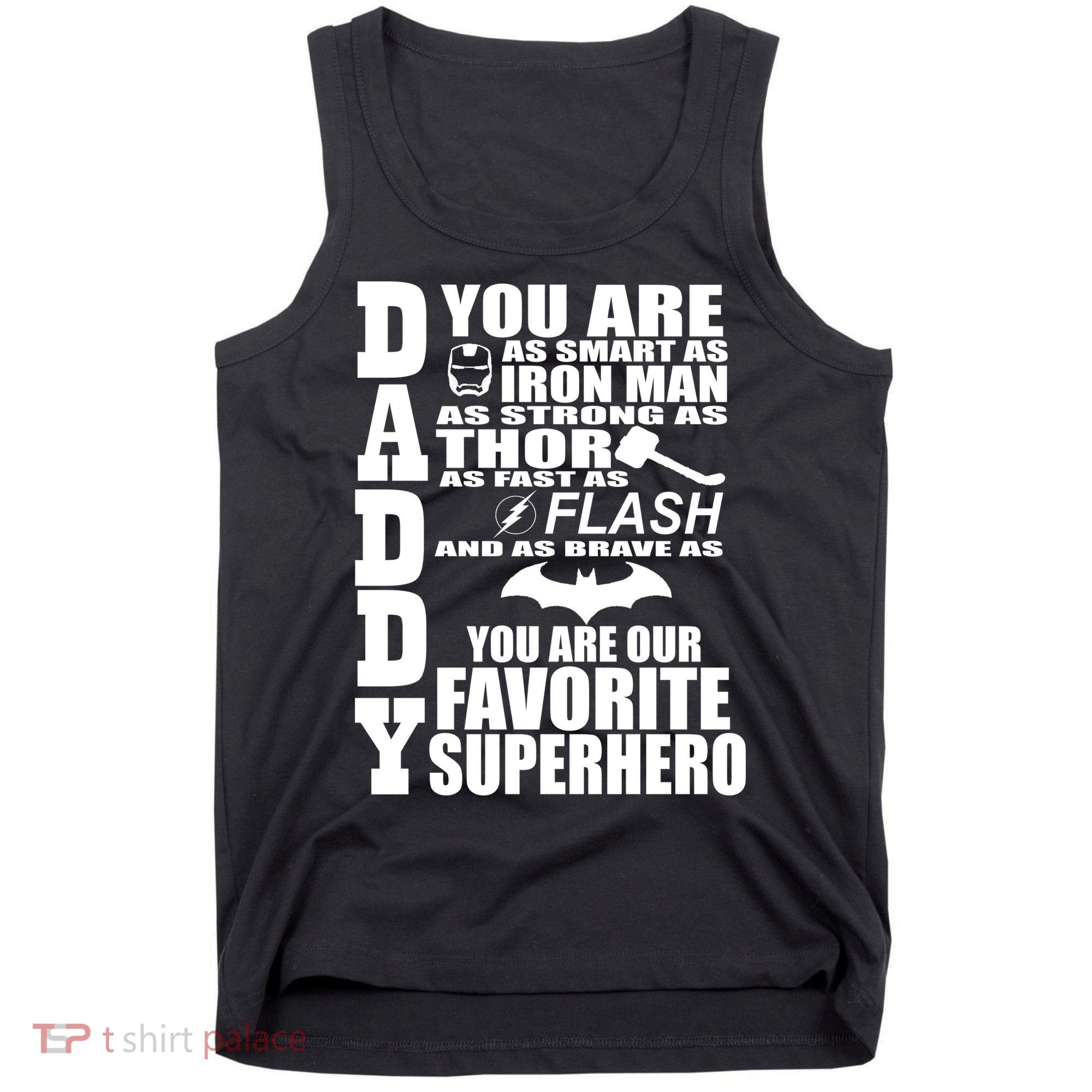 Daddy Superhero Father's Day Tank Top