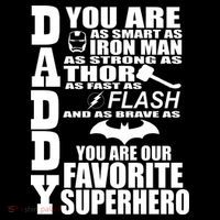 Daddy Superhero Father's Day Women's Long Sleeve Shirt thumb 2