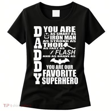 Daddy Superhero Father's Day Women's T-Shirt