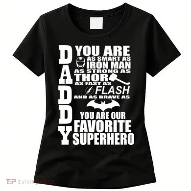 Daddy Superhero Father's Day Women's T-Shirt