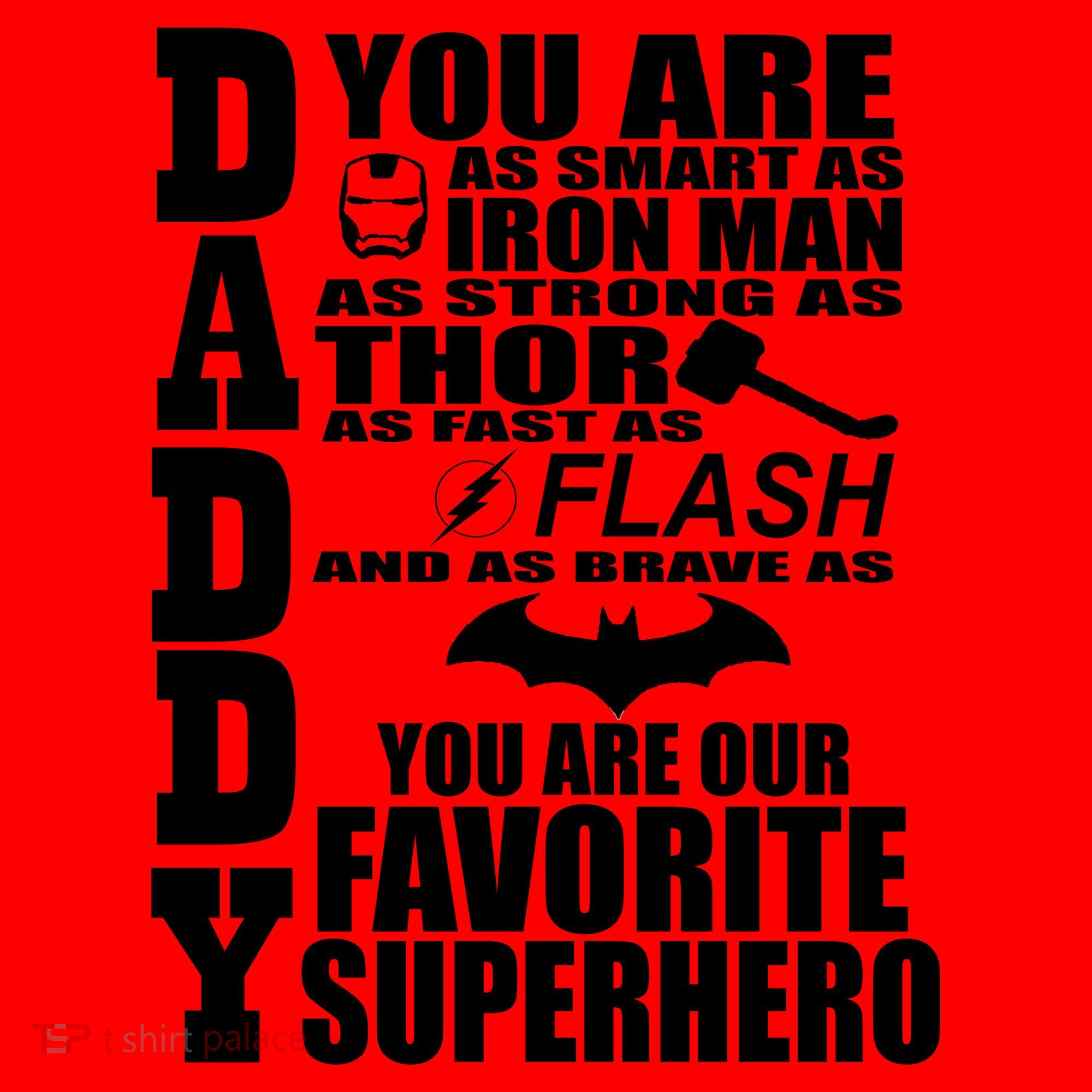 Daddy Superhero Father's Day Santa Hat
