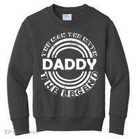 Daddy The Man The Myth The Legend Kids Sweatshirt thumb 0