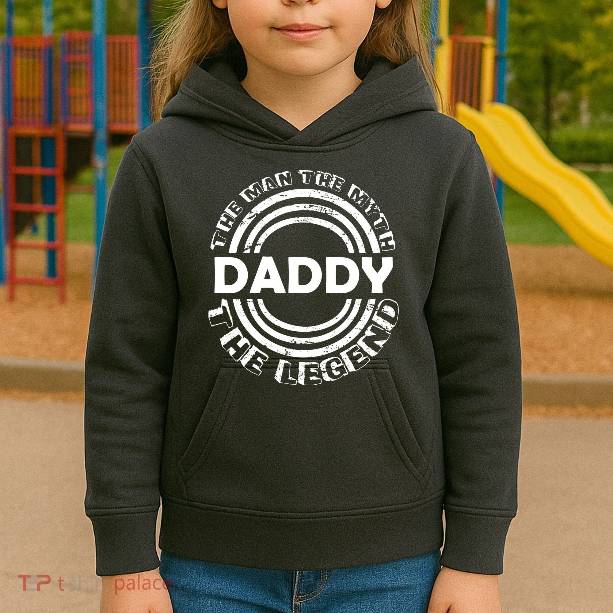 Daddy The Man The Myth The Legend Kids Hoodie