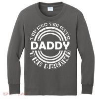 Daddy The Man The Myth The Legend Kids Long Sleeve Shirt thumb 0