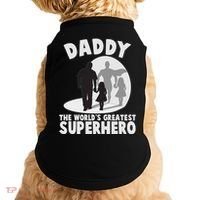 Daddy The World's Greatest Superhero Father's Day Doggie Tank thumb 0