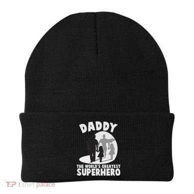 Daddy The World's Greatest Superhero Father's Day Beanie