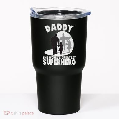 Daddy The World's Greatest Superhero Father's Day Tumbler