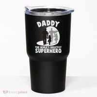 Daddy The World's Greatest Superhero Father's Day Tumbler thumb 0