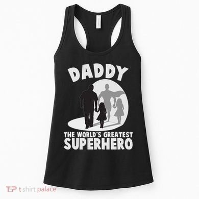 Daddy The World's Greatest Superhero Father's Day Women's Tank Top
