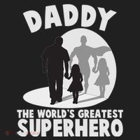 Daddy The World's Greatest Superhero Father's Day Hat thumb 2