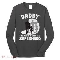 Daddy The World's Greatest Superhero Father's Day Long Sleeve Shirt thumb 0