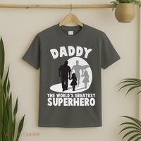 Daddy The World's Greatest Superhero Father's Day T-Shirt thumb 2