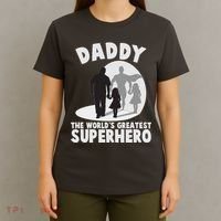 Daddy The World's Greatest Superhero Father's Day T-Shirt thumb 4