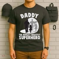 Daddy The World's Greatest Superhero Father's Day T-Shirt thumb 6