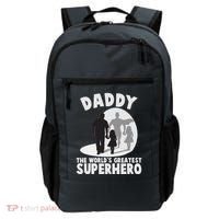 Daddy The World's Greatest Superhero Father's Day Backpack thumb 0
