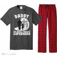 Daddy The World's Greatest Superhero Father's Day Pajama Set thumb 0