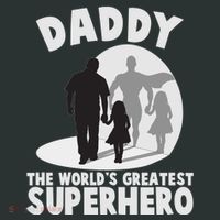 Daddy The World's Greatest Superhero Father's Day Baby Bodysuit thumb 2