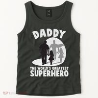 Daddy The World's Greatest Superhero Father's Day Tank Top thumb 2