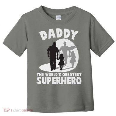 Daddy The World's Greatest Superhero Father's Day Toddler T-Shirt