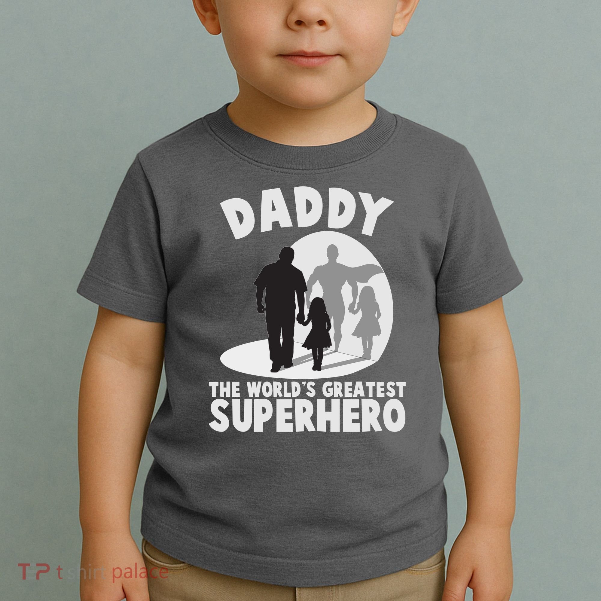 Daddy The World's Greatest Superhero Father's Day Toddler T-Shirt